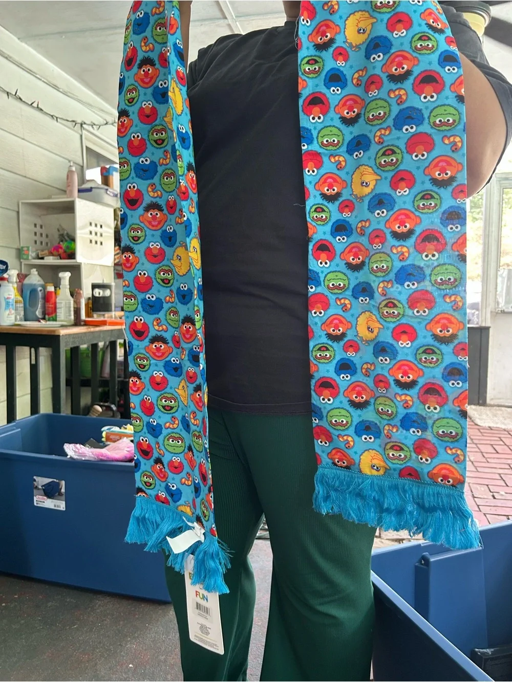 Sesame Street bright blue